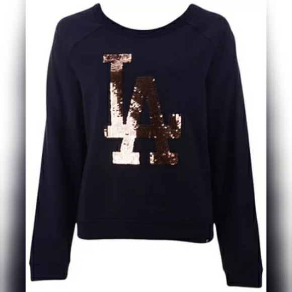 🥰LA Dodgers '47 Navy Pullover, Medium 💕 - Picture 2 of 14